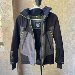 Waterproof and Windproof Black Killtec Kids Insulated Ski Jacket